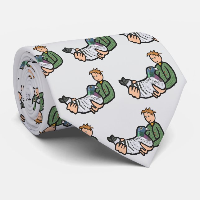 Pigeon Keeping Tie (Rolled)