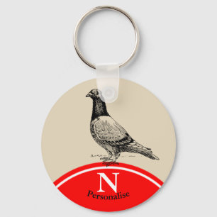 Pigeon Keychain