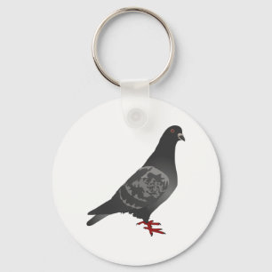 Pigeon Keychain