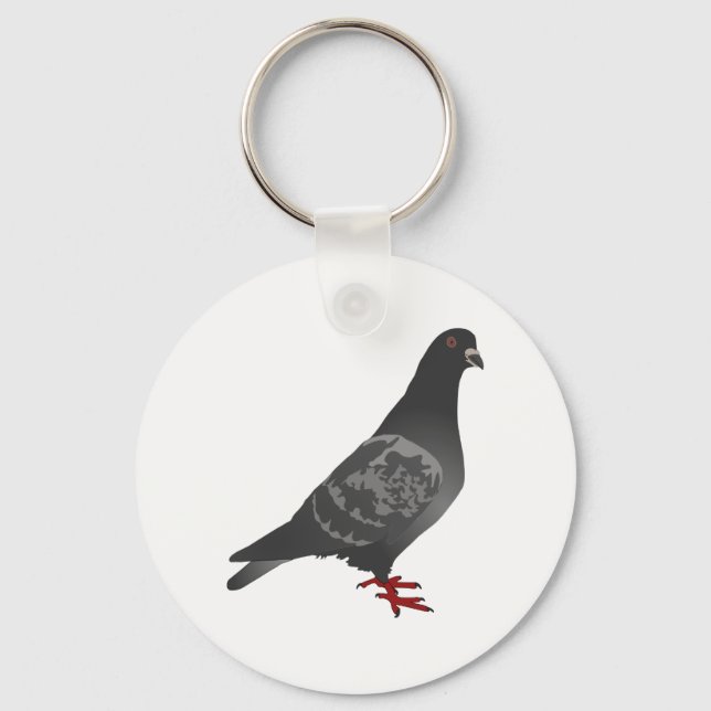 Pigeon Keychain (Front)