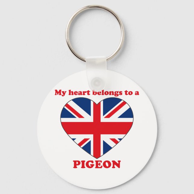 Pigeon Keychain (Front)