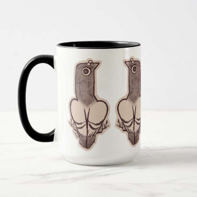 Pigeon mok mug (Left)