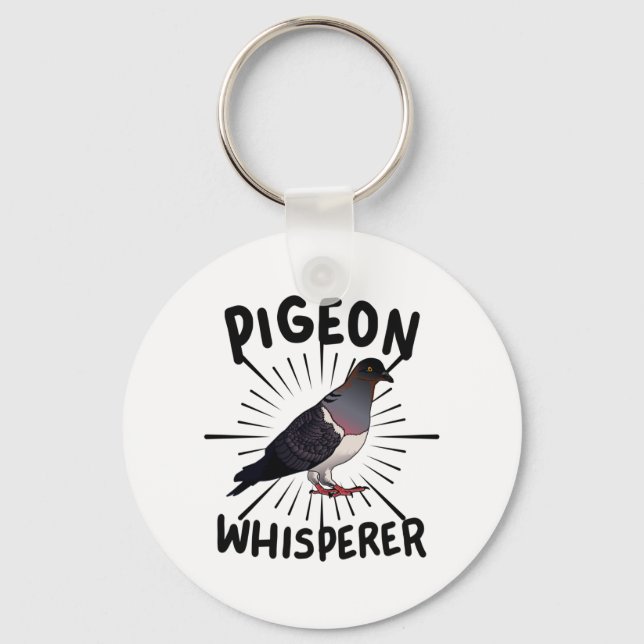 Pigeon - Pigeon Whisperer Keychain (Front)