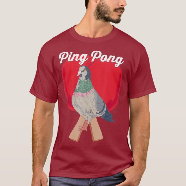 Pigeon Ping Pong T-Shirt (Front)