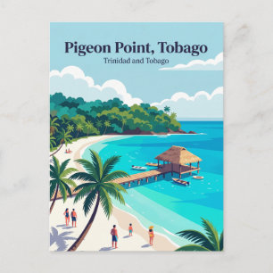Pigeon Point Heritage Park Trinidad and Tobago Postcard