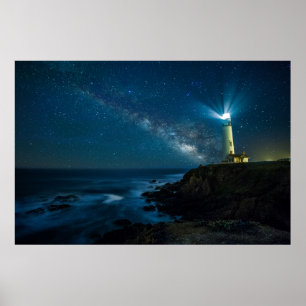 Pigeon Point Light Station, Ca Poster