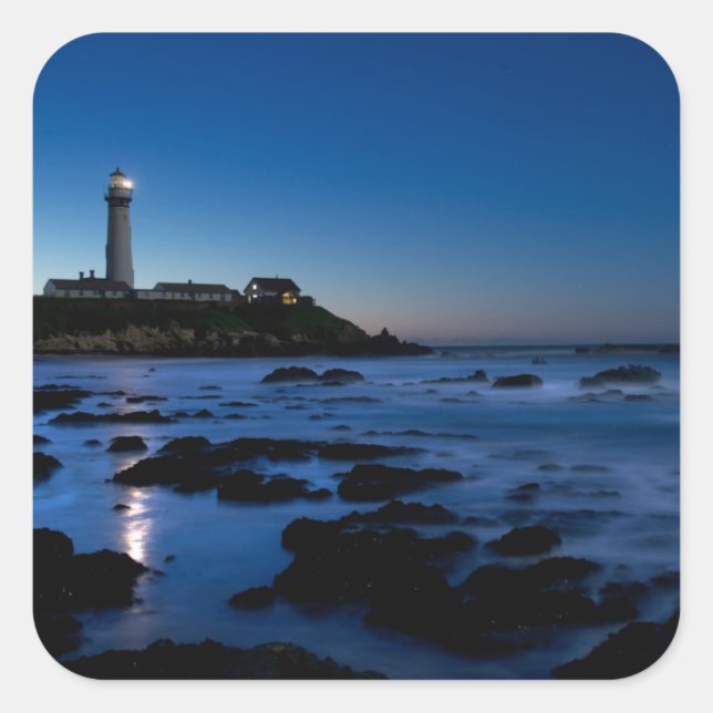 Pigeon Point Lighthouse | Half Moon Bay, Ca Square Sticker (Front)