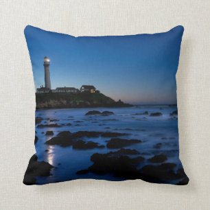 Pigeon Point Lighthouse   Half Moon Bay, Ca Throw Pillow