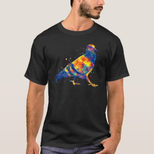 Pigeon  Pop Stay Coo Pigeon Racing Bird Breeder T-Shirt