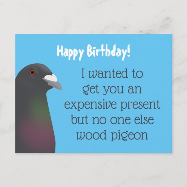 Pigeon Postcard (Front)