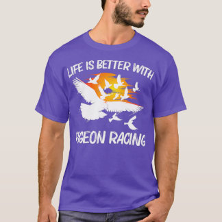 Pigeon Racing Gift For Men Women Homing Pigeon T-Shirt