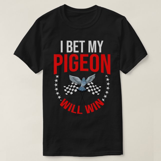Pigeon Racing Trainer Bird Keeping Fancier Clock ( T-Shirt (Design Front)