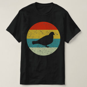 pigeon retro vintage silhouette 70s T-Shirt