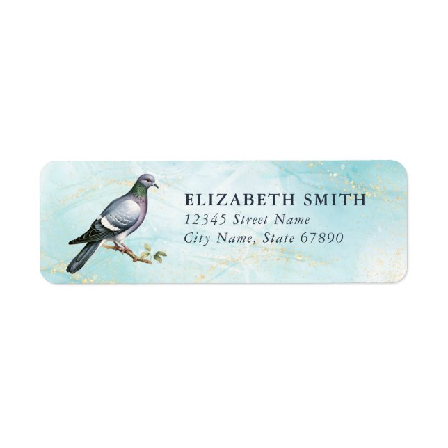 Pigeon Return Address Labels (Front)