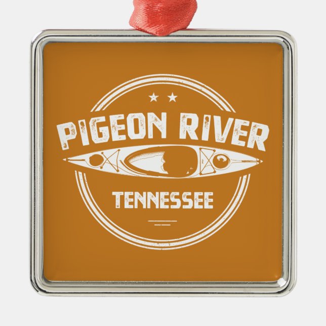Pigeon River, Tennessee Metal Ornament (Front)