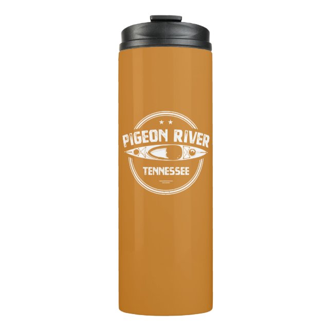 Pigeon River, Tennessee Thermal Tumbler (Front)