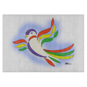 Pigeon Stylized Bird Cutting Board