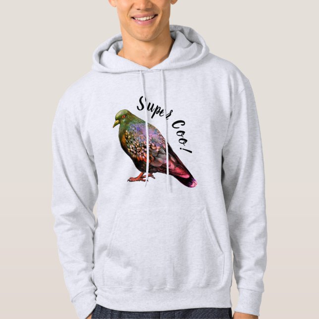 Pigeon, super coco ! sweat - shirt à capuche (Devant)