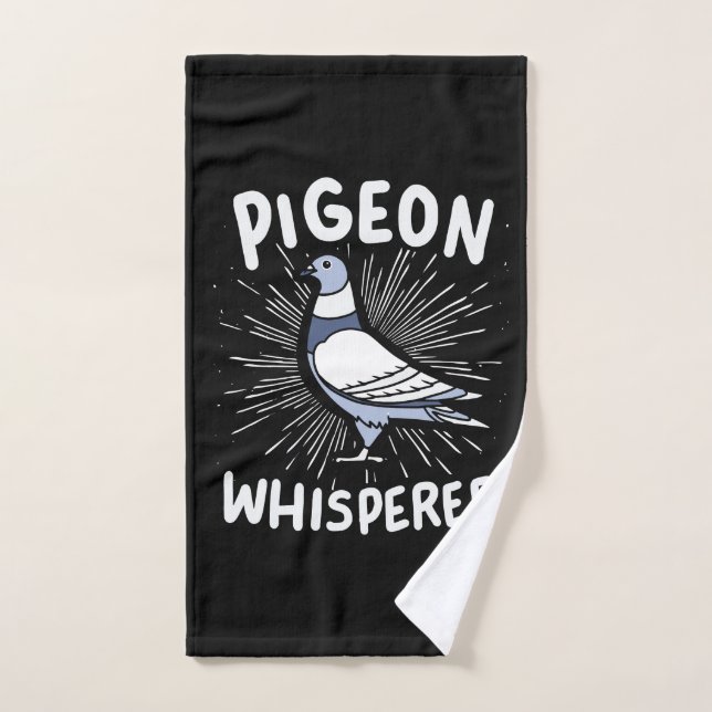 Pigeon Whisperer (Serviette à main)