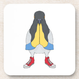 Pigeon with Shoes Coaster