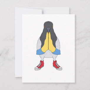 Pigeon with Shoes RSVP Card