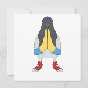 Pigeon with Shoes Save The Date