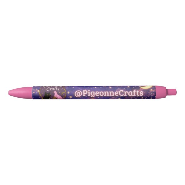 Pigeonne Crafts Brand  Black Ink Pen (Front)
