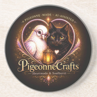 PigeonneCrafts Heartmade  Coaster