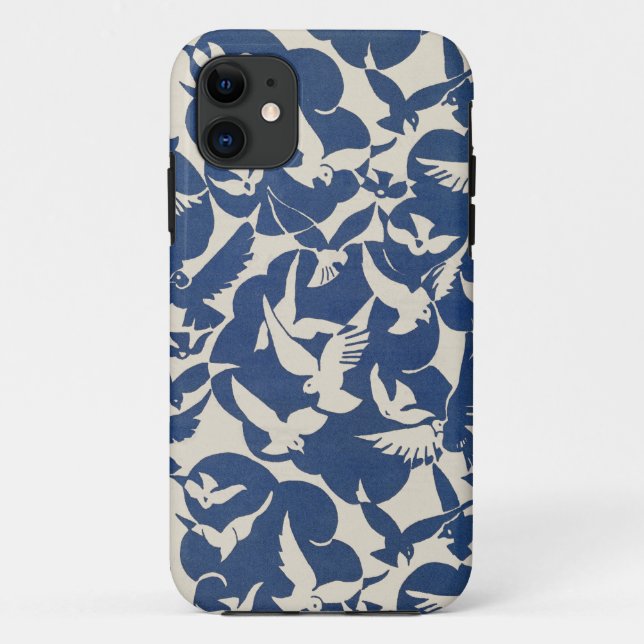 Pigeons Pattern Case-Mate iPhone Case (Back)