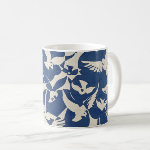 Pigeons Pattern Coffee Mug