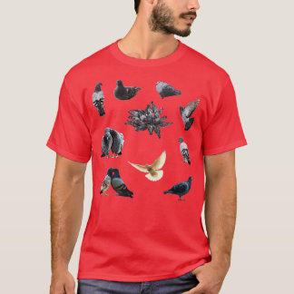Pigeons Sticker Pack T-Shirt