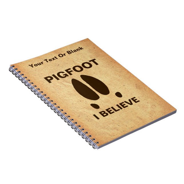 Pigfoot - I Believe Notebook (Right Side)