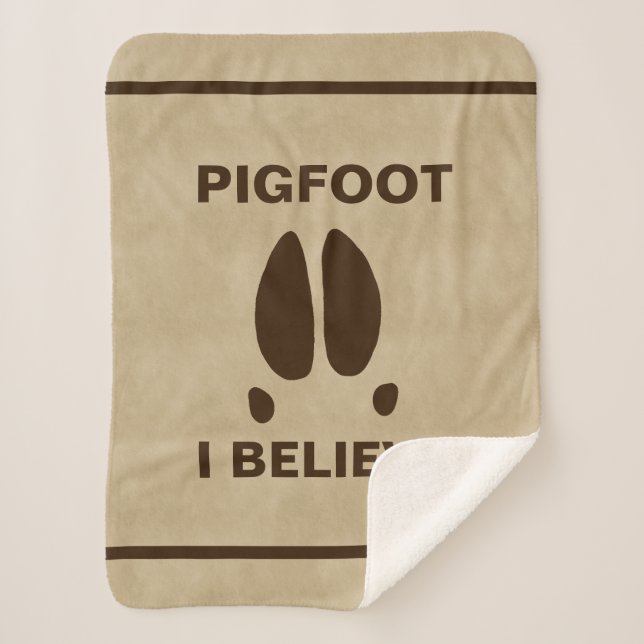Pigfoot - I Believe Sherpa Blanket (Front)