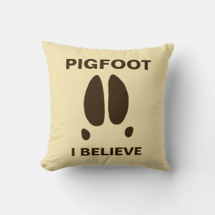 Pigfoot - I Believe Throw Pillow
