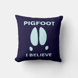 Pigfoot - I Believe Throw Pillow