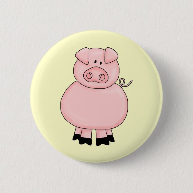 Piggie 2 Inch Round Button (Front)