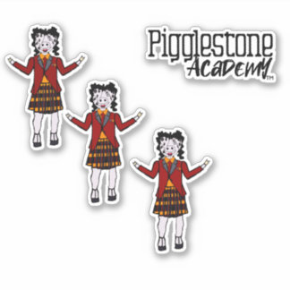 Pigglestone Academy Class Pig 6 Sticker
