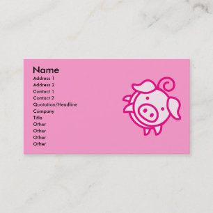 Piggy Business Card