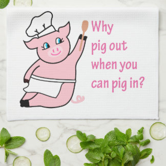 Piggy Chef Kitchen Towel