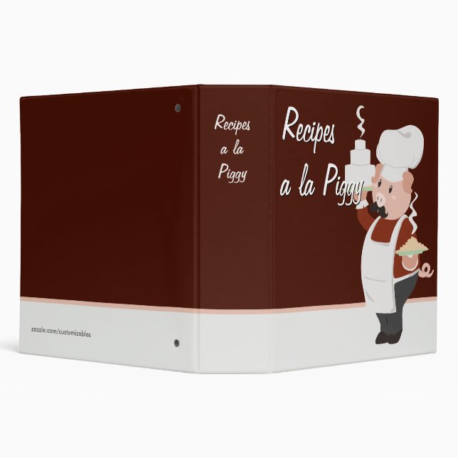 Piggy Chef Recipe Binder (Background)