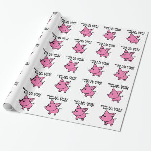Piggy Loves You Wrapping Paper