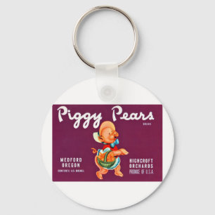 Piggy Pears Keychain