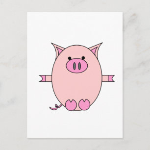 Piggy Power Postcard