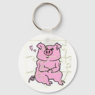 PIGGY PUZZLE KEYCHAIN
