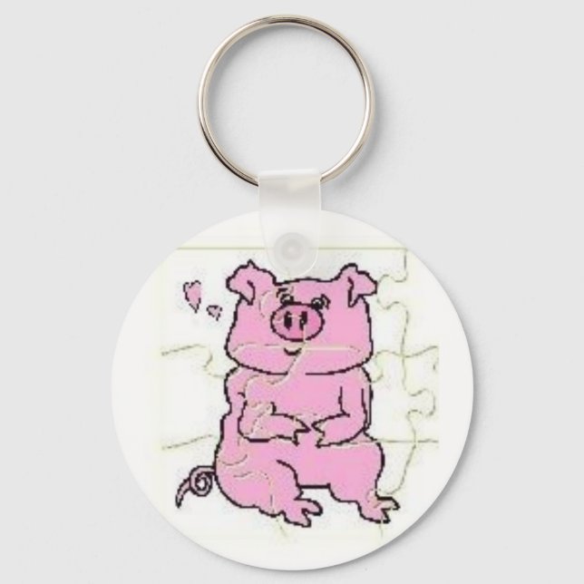 PIGGY PUZZLE KEYCHAIN (Front)