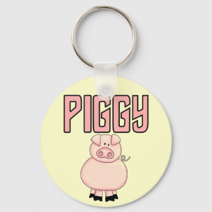 Piggy T-shirts and Gifts Keychain