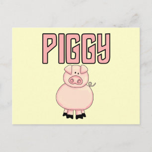 Piggy T-shirts and Gifts Postcard