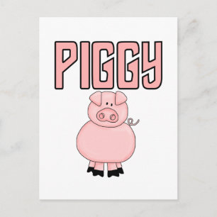 Piggy T-shirts and Gifts Postcard