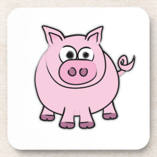 Piggy Throw  Coaster