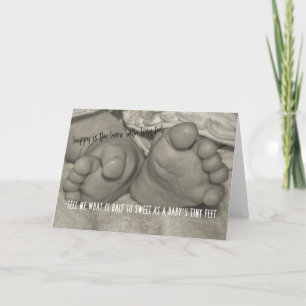 PIGGY TOES Greeting Card
